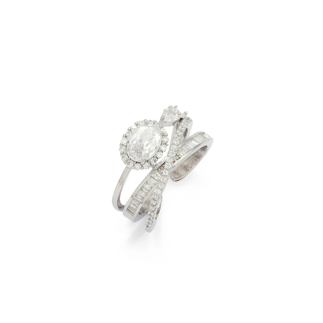 Royal Diamond Crown Ring - Image 7
