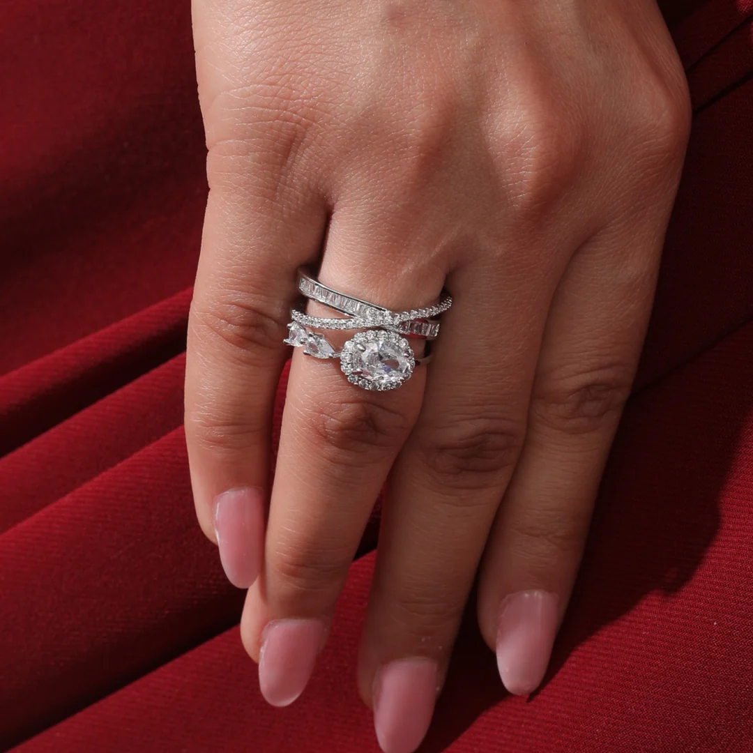 Royal Diamond Crown Ring - Image 6